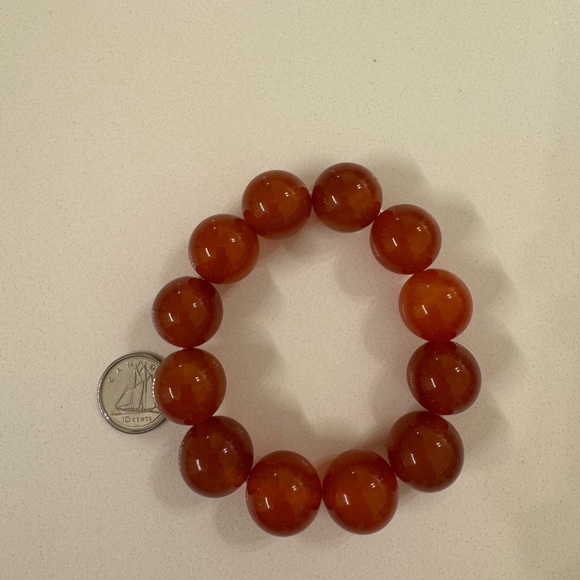 Carnelian beaded bracelet - Picture 6 of 6
